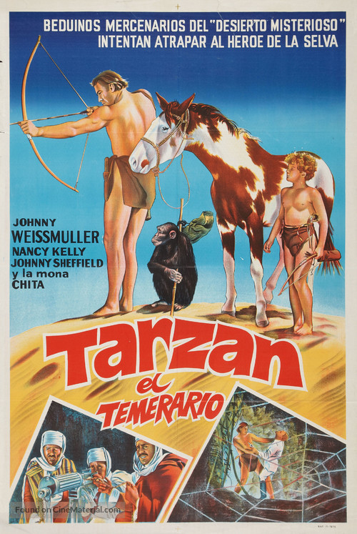 Tarzan&#039;s Desert Mystery - Argentinian Movie Poster
