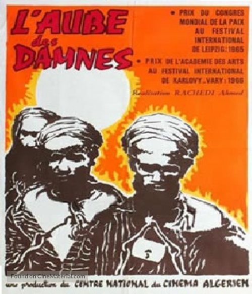 L&#039;aube des damn&eacute;s - Algerian Movie Poster