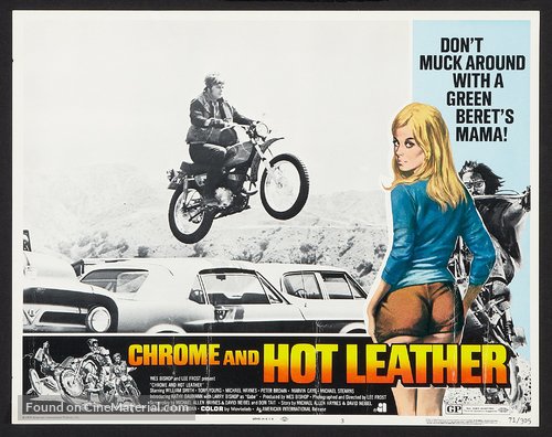Chrome and Hot Leather - Movie Poster