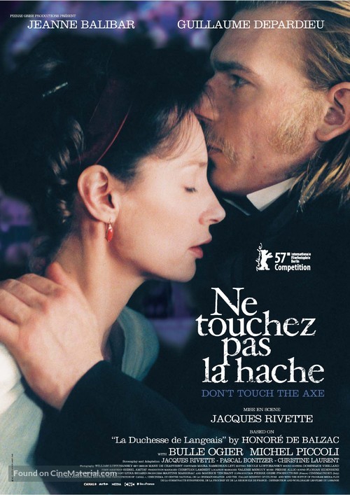 Ne touchez pas la hache - French Movie Poster