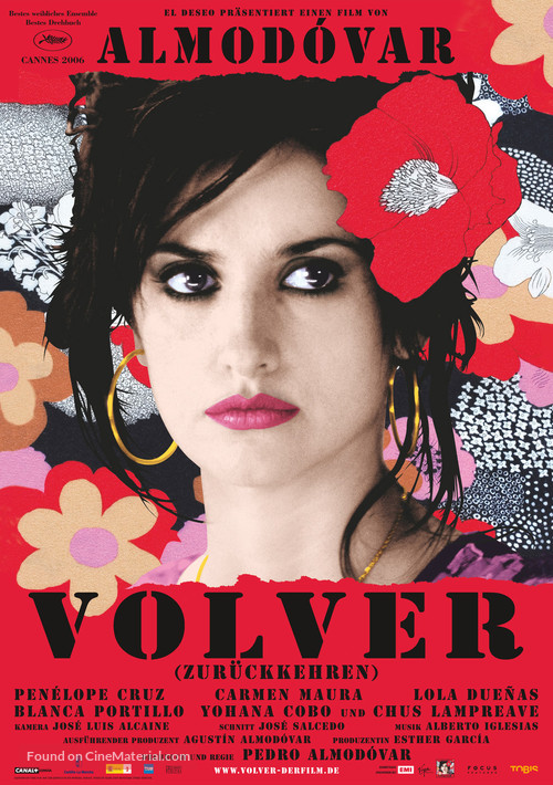 Volver - German Movie Poster