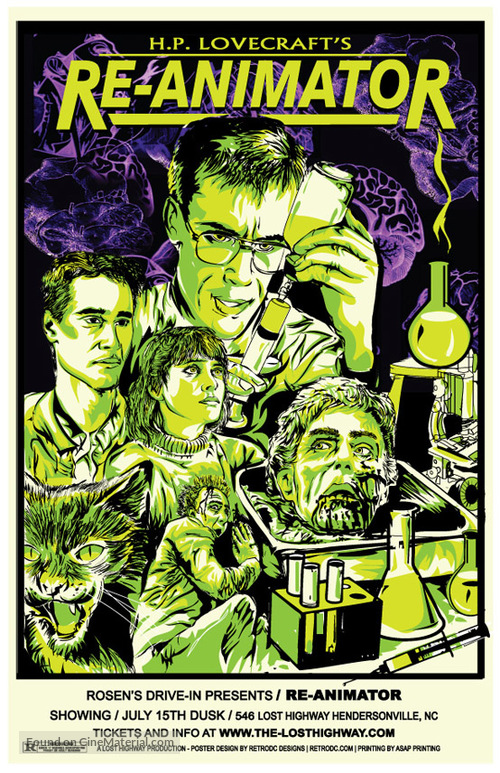 Re-Animator - Re-release movie poster