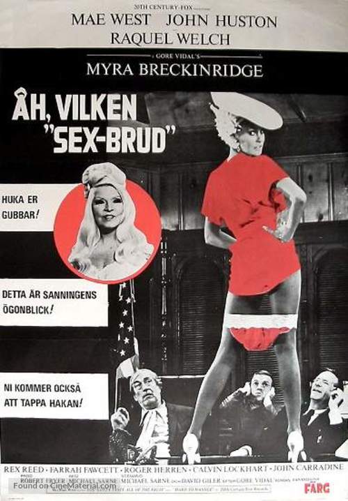 Myra Breckinridge - Swedish Movie Poster