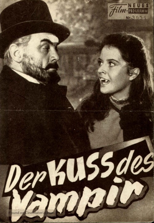The Kiss of the Vampire - Austrian poster