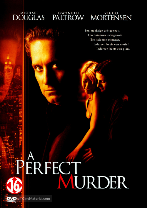 A Perfect Murder - Dutch DVD movie cover