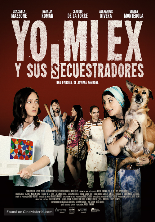 Yo, mi ex y sus secuestradores - Venezuelan Movie Poster