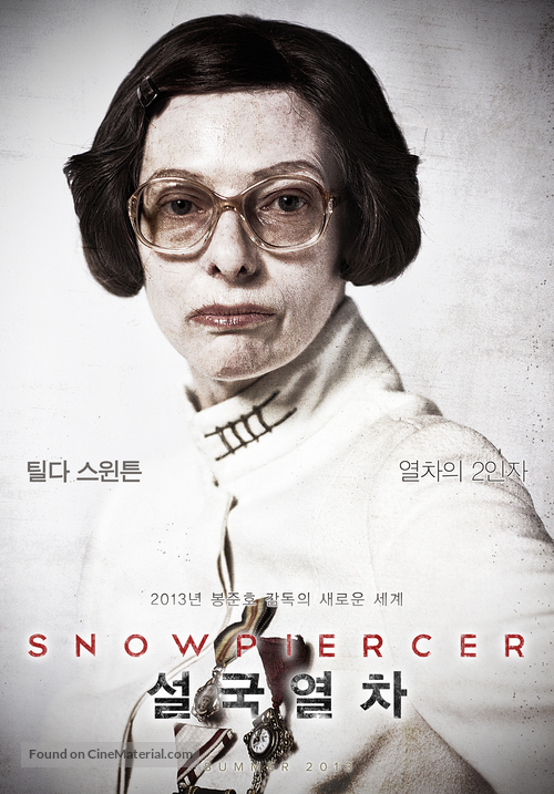 Snowpiercer 2013 Set of 3 pcs  Korean Mini Movie Posters Movie Flyers A4 size 