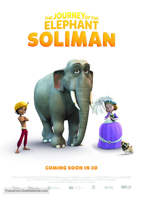 The Journey of the Elephant Soliman - German Movie Poster