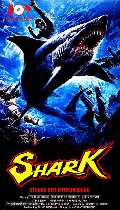 La notte degli squali - German VHS movie cover