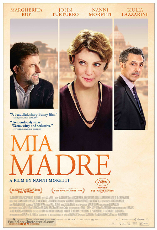 Mia madre - Theatrical movie poster