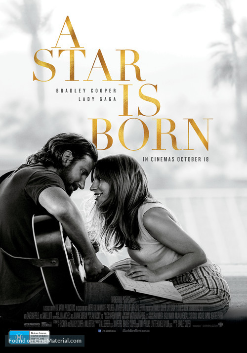 A Star Is Born - Australian Movie Poster