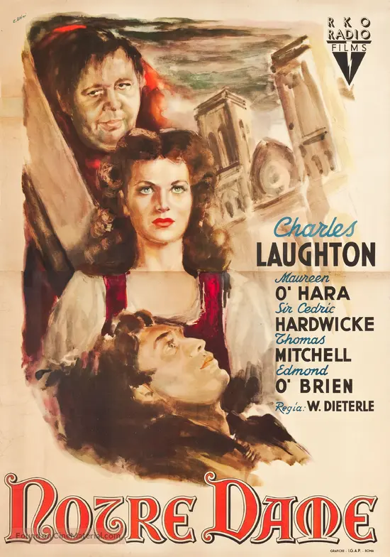 19+ The Hunchback Of Notre Dame 1939 Poster PNG