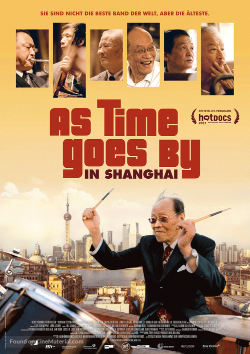 As Time Goes by in Shanghai - German Movie Poster