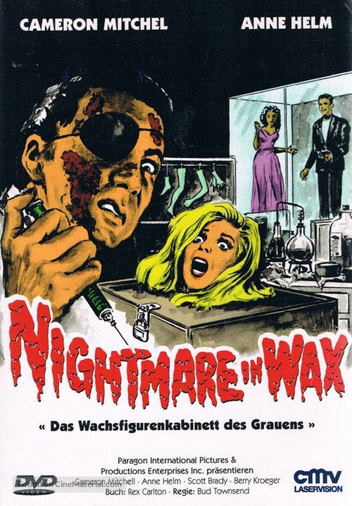 Nightmare in Wax - German DVD movie cover