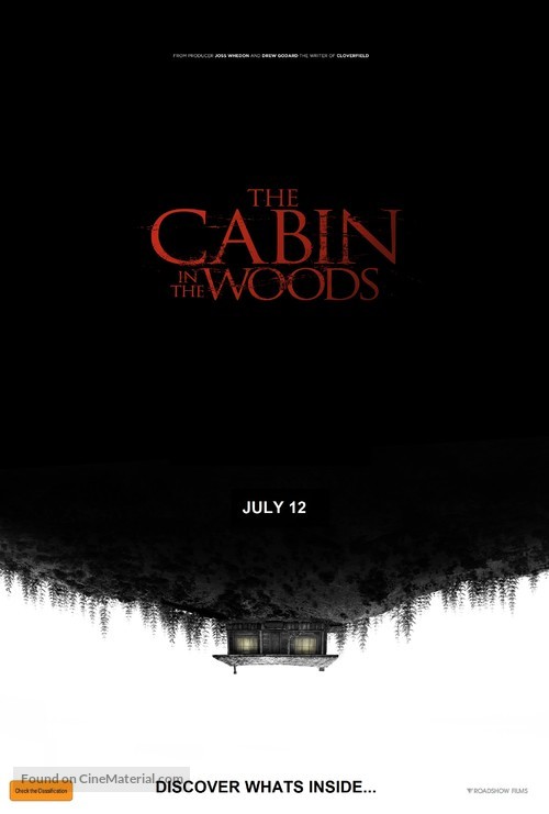 The Cabin in the Woods - Australian Movie Poster