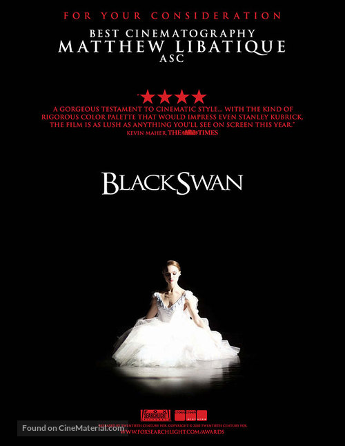 Black Swan - For your consideration movie poster