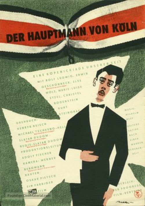 Der Hauptmann von K&ouml;ln - German Movie Poster