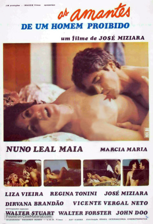 As Amantes de Um Homem Proibido - Brazilian Movie Poster