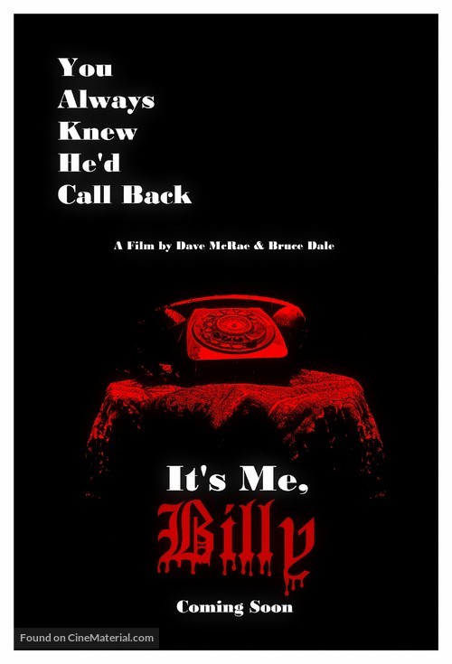 It&#039;s me, Billy - Canadian Movie Poster