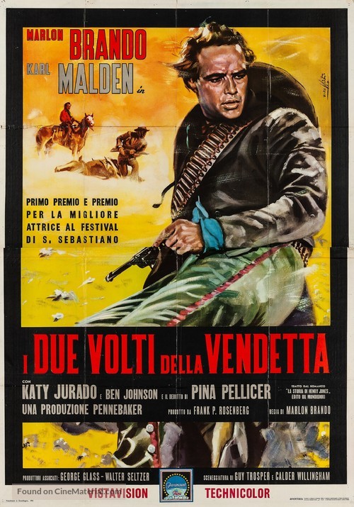 One-Eyed Jacks - Italian Movie Poster
