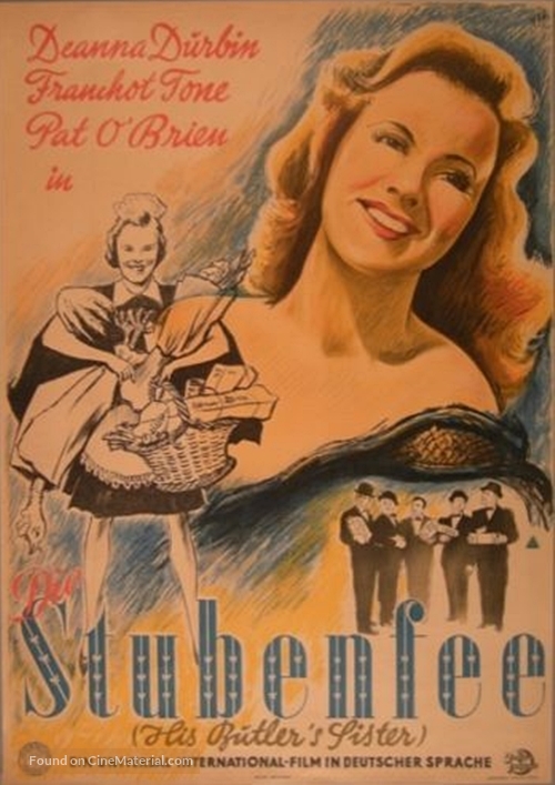 His Butler&#039;s Sister - German Movie Poster