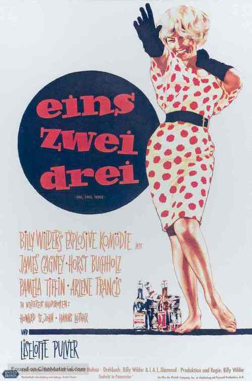 One, Two, Three - German Movie Poster