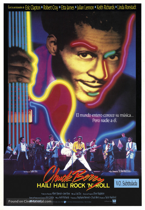 Chuck Berry Hail! Hail! Rock &#039;n&#039; Roll - Spanish Movie Poster