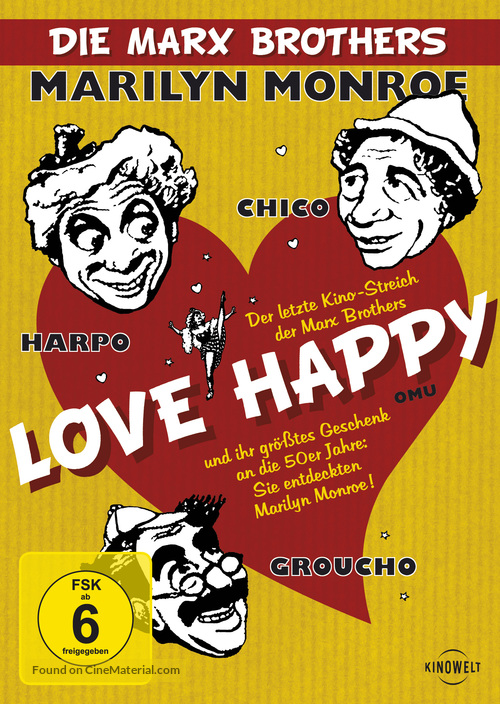 Love Happy - German DVD movie cover