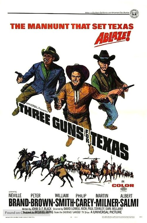 Three Guns for Texas - Movie Poster