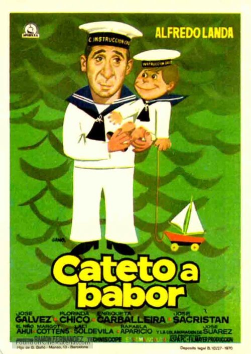 Cateto a babor - Spanish Movie Poster