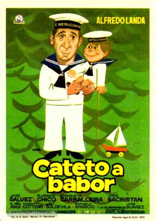 Cateto a babor - Spanish Movie Poster