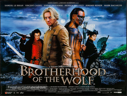 Le pacte des loups - British Movie Poster