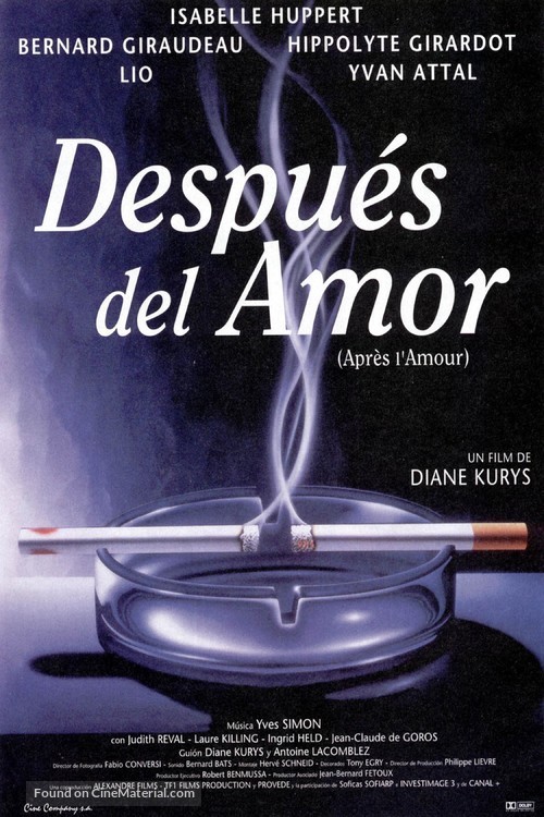 Apr&egrave;s l&#039;amour - Spanish Movie Poster