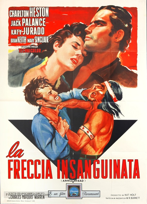 Arrowhead - Italian Movie Poster