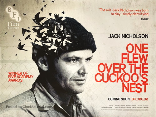 One Flew Over the Cuckoo&#039;s Nest - British Movie Poster