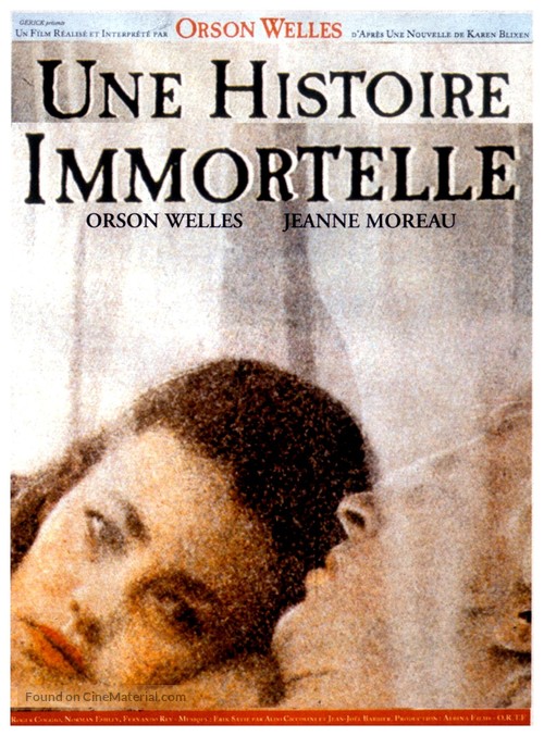 Histoire immortelle - French Movie Poster