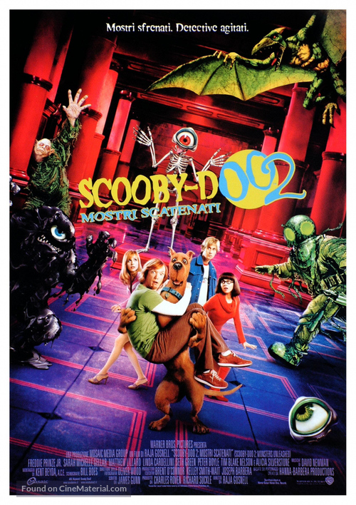 Scooby Doo 2: Monsters Unleashed - Italian Theatrical movie poster