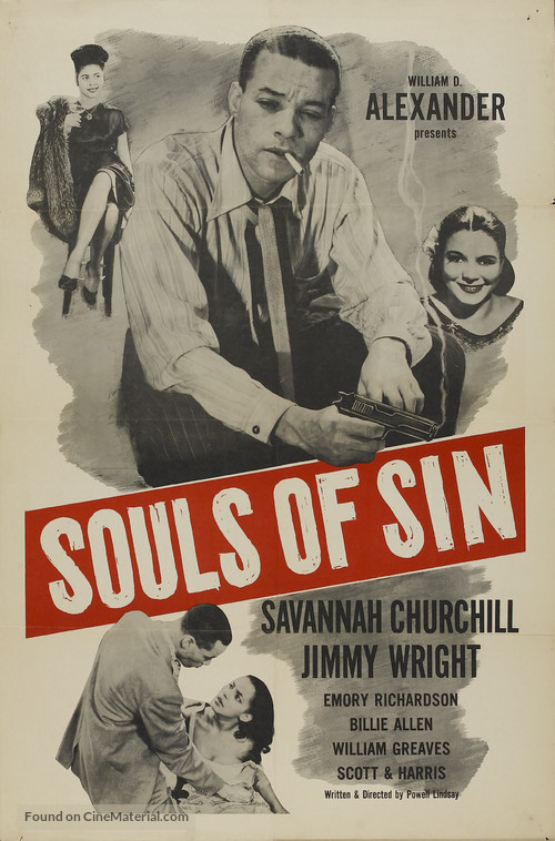 Souls of Sin - Theatrical movie poster