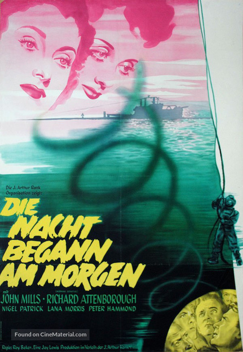 Morning Departure - German Movie Poster