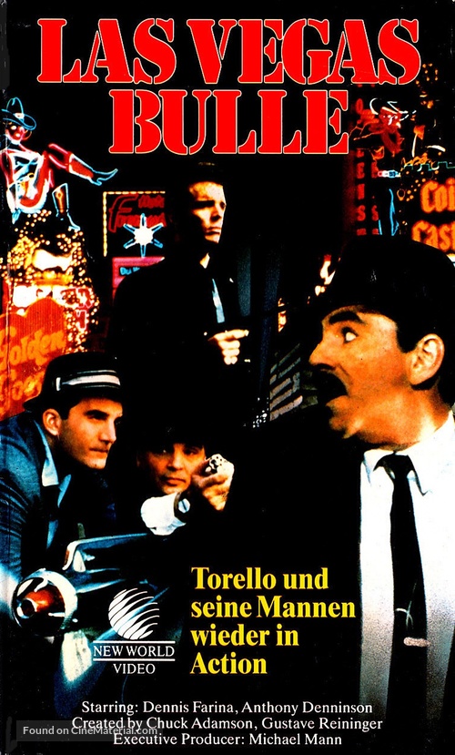 &quot;Crime Story&quot; - German VHS movie cover
