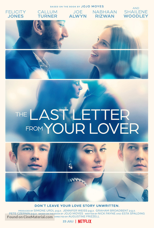 Last Letter from Your Lover - Dutch Movie Poster