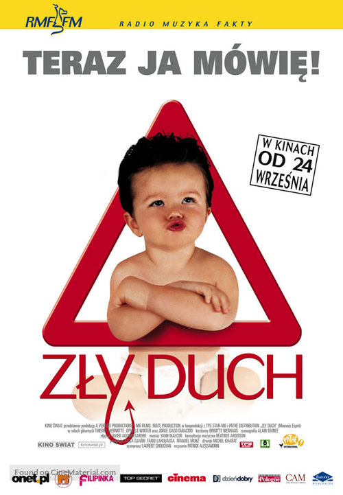 Mauvais esprit - Polish Movie Poster