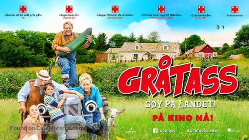 Gr&aring;tass - G&oslash;y p&aring; landet - Norwegian Movie Poster