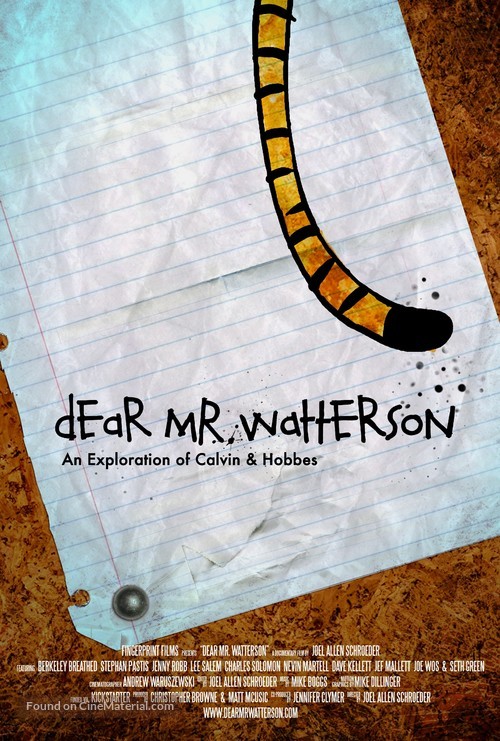 Dear Mr. Watterson - Movie Poster