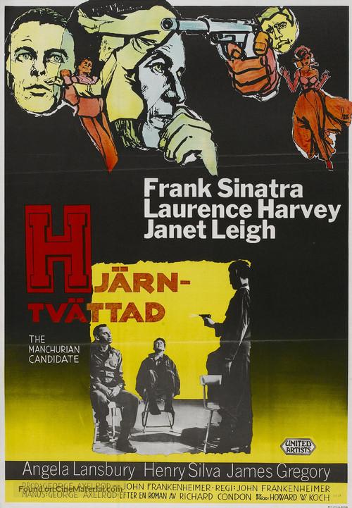 The Manchurian Candidate - Swedish Movie Poster