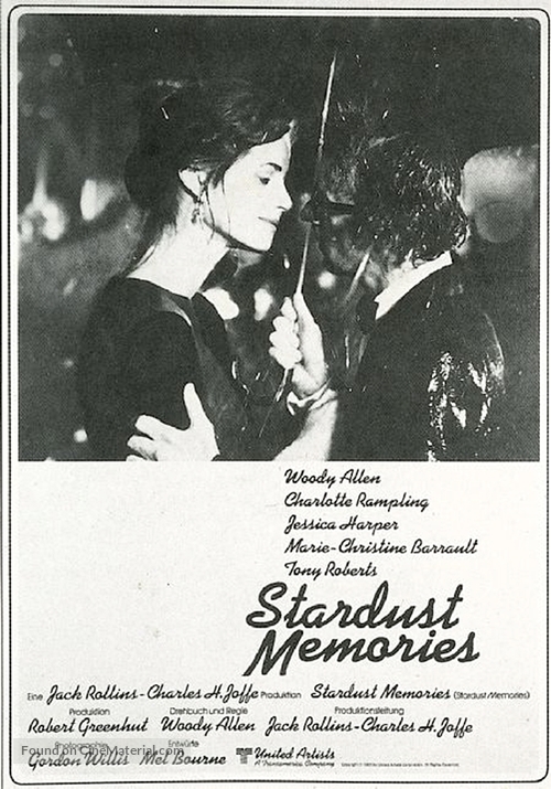 Stardust Memories - German Movie Poster