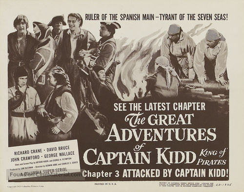 The Great Adventures of Captain Kidd - Movie Poster