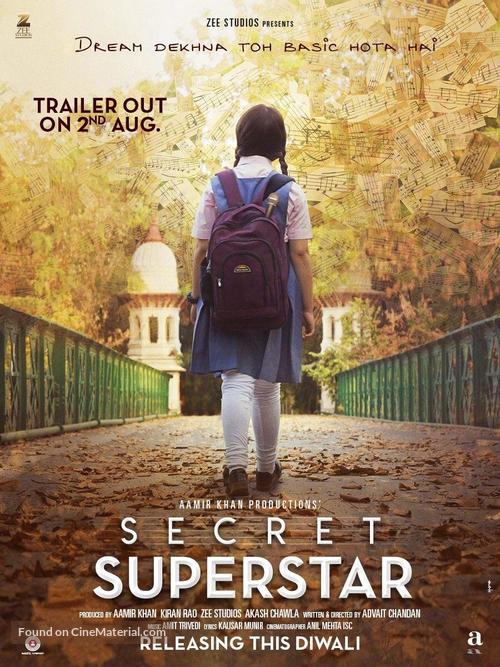 Secret Superstar - Indian Movie Poster