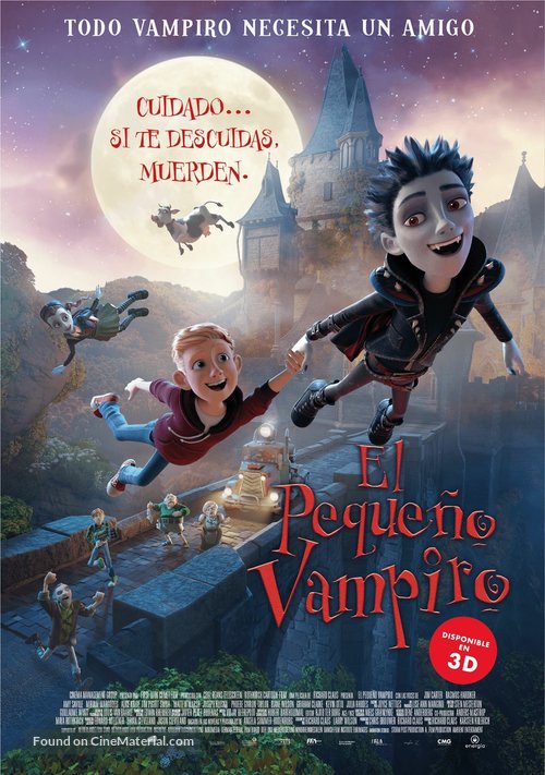 The Little Vampire 3D - Colombian Movie Poster