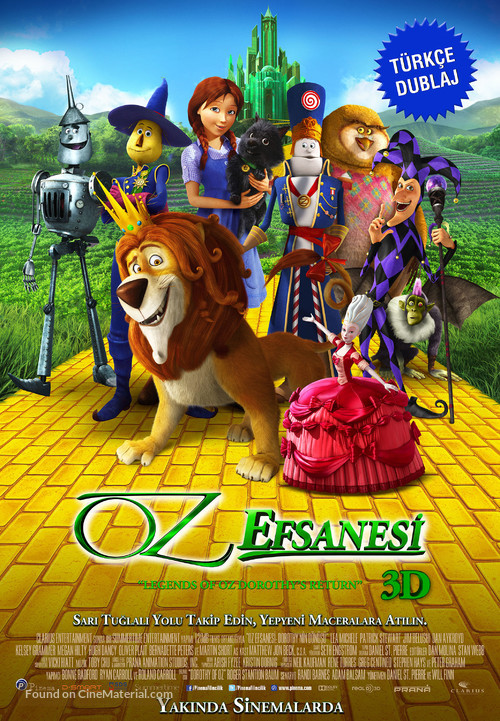 Legends of Oz: Dorothy&#039;s Return - Turkish Movie Poster